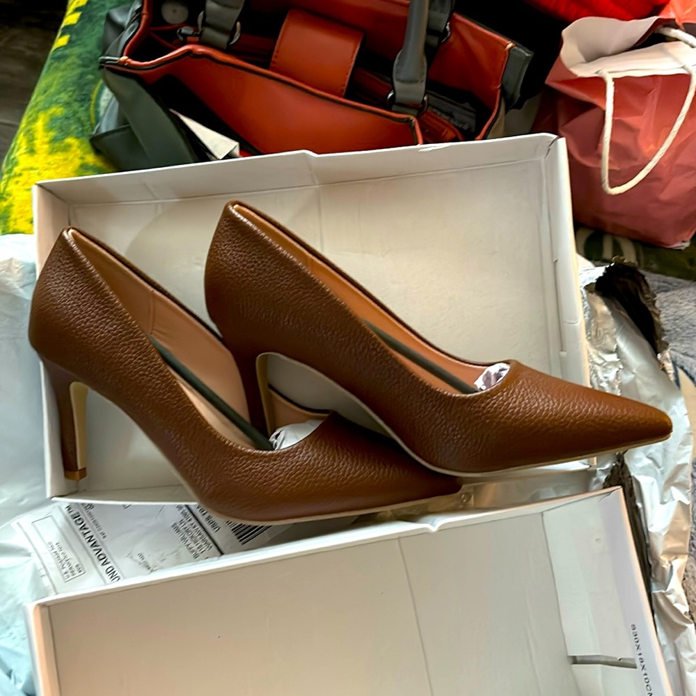 Brown heels